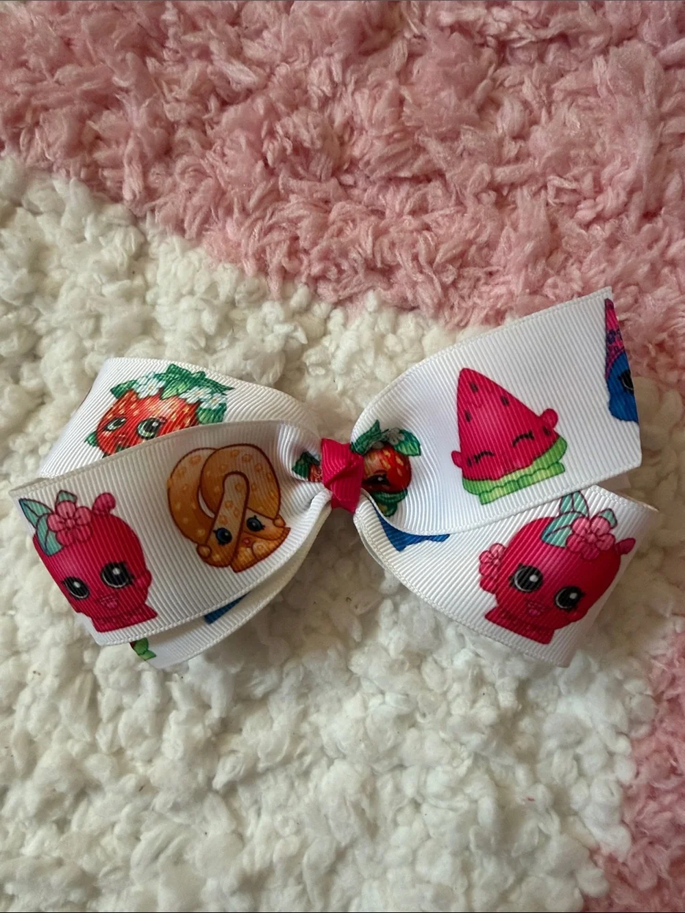 Assorted Girls' Hair Bows - Pink, Black, Green, White, Multicolor